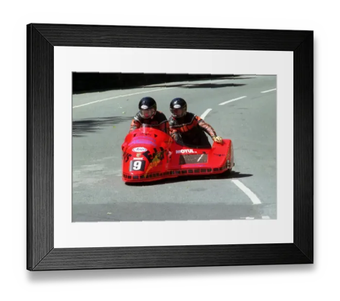 Framed Print : Eddy Wright & Rick Long (EMC) 1995 Sidecar TT Framed Print : Eddy Wright & Rick Long (EMC) 1995 Sidecar TT