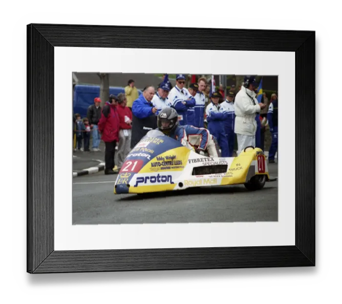 Framed Print : Conrad Harrison & Carl Kirwin (Ireson Yamaha) 1996 Sidecar TT Framed Print : Conrad Harrison & Carl Kirwin (Ireson Yamaha) 1996 Sidecar TT