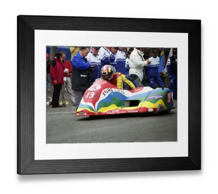 Framed Print : John Childs & Sadie Childs (Honda) 1996 Sidecar TT Framed Print : John Childs & Sadie Childs (Honda) 1996 Sidecar TT