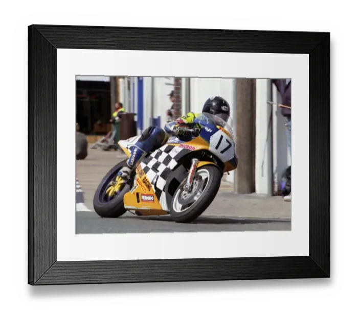 Framed Print : Nigel Davies (BJR Honda) 1996 Formula One TT Framed Print : Nigel Davies (BJR Honda) 1996 Formula One TT