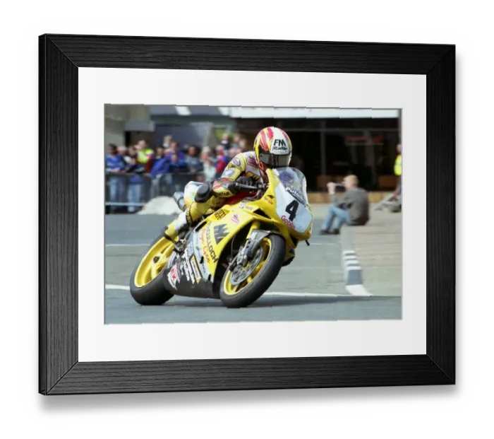 Framed Print : Michael Rutter (McCullough Ducati) 1996 Formula One TT Framed Print : Michael Rutter (McCullough Ducati) 1996 Formula One TT
