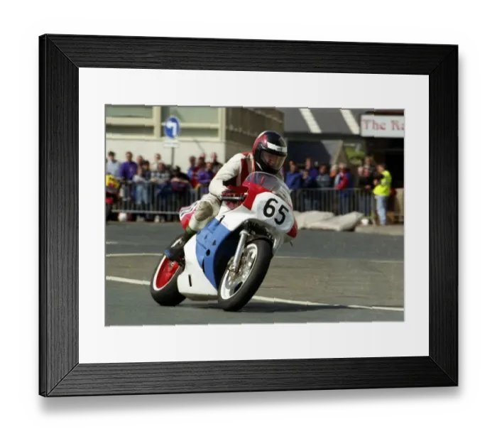 Framed Print : Klaus Michael Kniese (Honda) 1996 Formula One TT