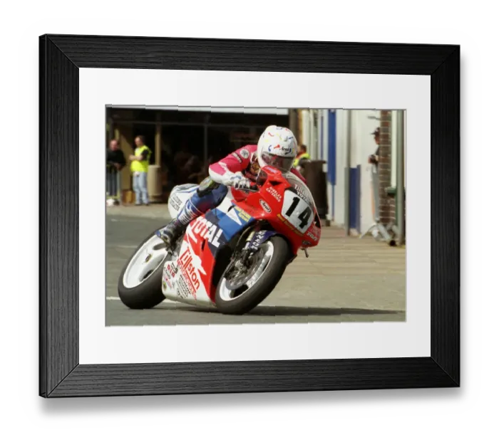 Framed Print : Derek Young (Tillston Honda) 1996 Formula One TT Framed Print : Derek Young (Tillston Honda) 1996 Formula One TT