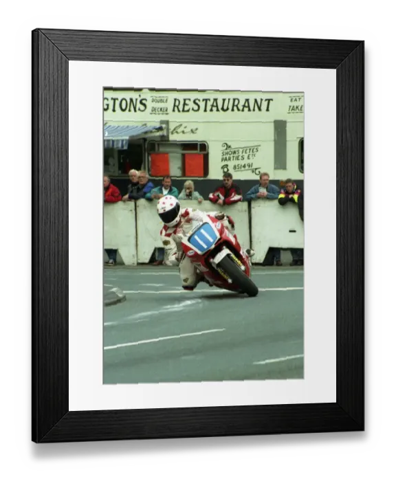 Framed Print : Sandra Barnett (Honda) 1996 Junior TT Framed Print : Sandra Barnett (Honda) 1996 Junior TT