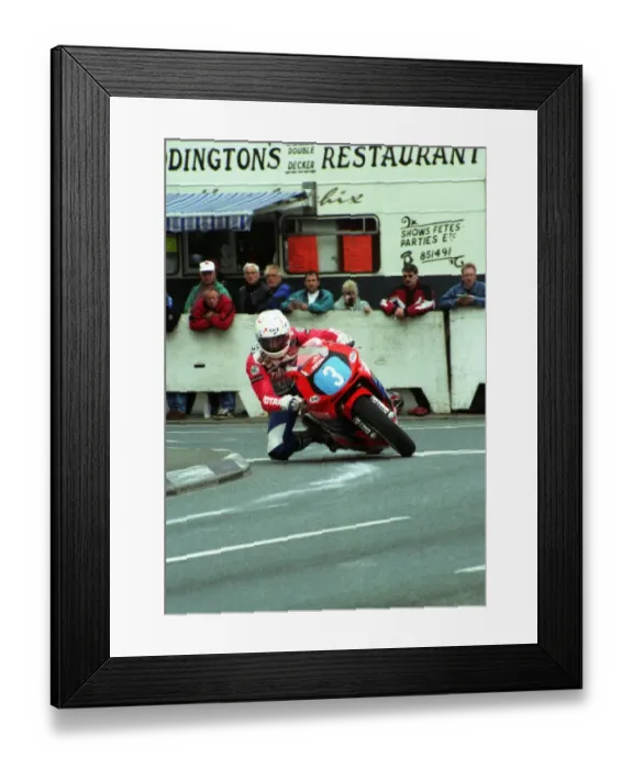 Framed Print : Derek Young (Tillston Honda) 1996 Junior TT Framed Print : Derek Young (Tillston Honda) 1996 Junior TT