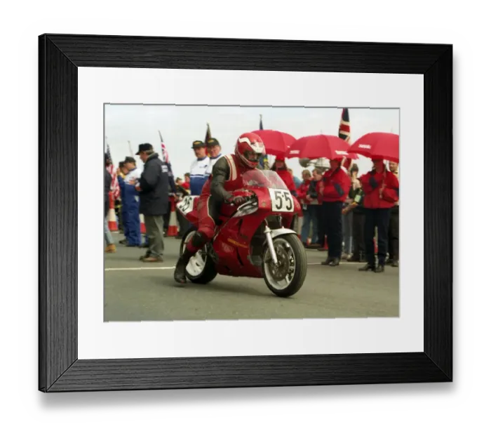 Framed Print : Derek Lloyd (Honda) 1996 Formula One TT Framed Print : Derek Lloyd (Honda) 1996 Formula One TT