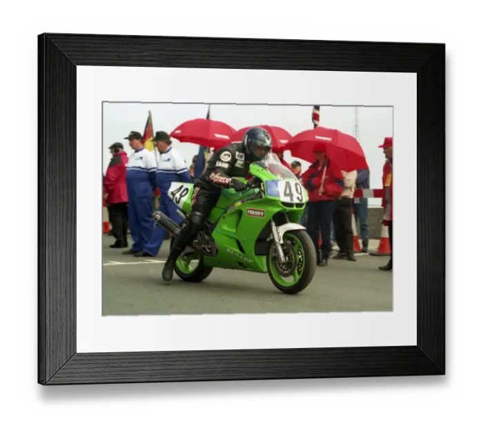 Framed Print : Mark Granie (Kawasaki) 1996 Formula One TT Framed Print : Mark Granie (Kawasaki) 1996 Formula One TT