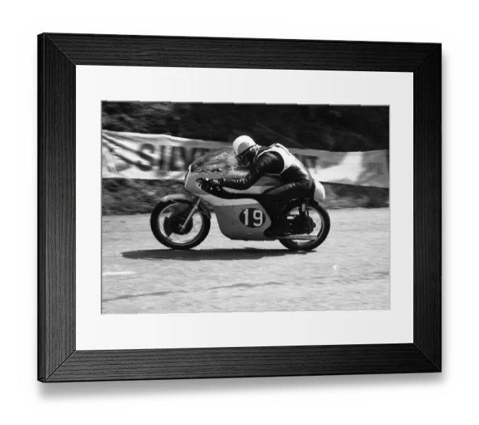 Framed Print : Osvaldo Perfetti (Bianchi) 1960 Lightweight TT Framed Print : Osvaldo Perfetti (Bianchi) 1960 Lightweight TT
