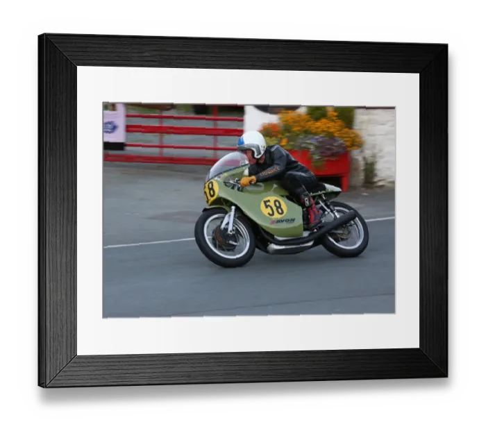 Framed Print : Mick Moreton (Paton) 2016 Senior Classic TT Framed Print : Mick Moreton (Paton) 2016 Senior Classic TT