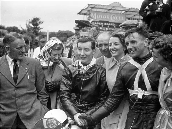 George Costain & Derek Powell 1954 Senior Manx Grand Prix