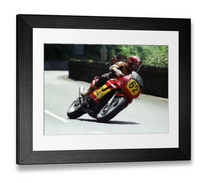 Framed Print : Heinz Chittka (Suzuki) 1990 Supersport 600 TT Framed Print : Heinz Chittka (Suzuki) 1990 Supersport 600 TT