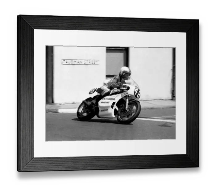 Framed Print : Mick Chatterton (Yamaha) 1985 Formula Two TT Framed Print : Mick Chatterton (Yamaha) 1985 Formula Two TT