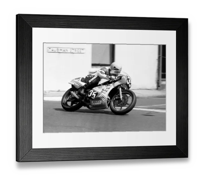 Framed Print : Ronan Sherry (Yamaha) 1985 Formula Two TT Framed Print : Ronan Sherry (Yamaha) 1985 Formula Two TT