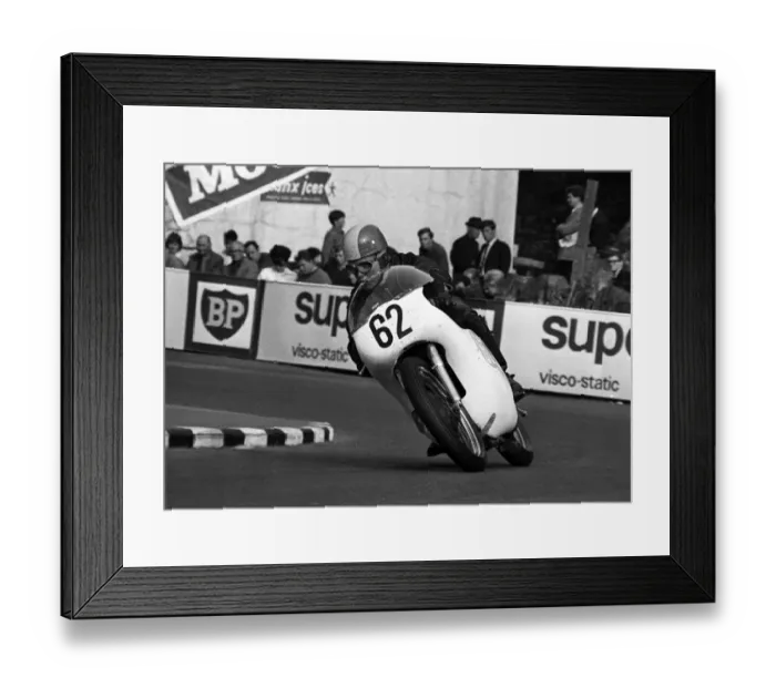 Framed Print : Charlie Watts (Norton) 1966 Junior TT Framed Print : Charlie Watts (Norton) 1966 Junior TT