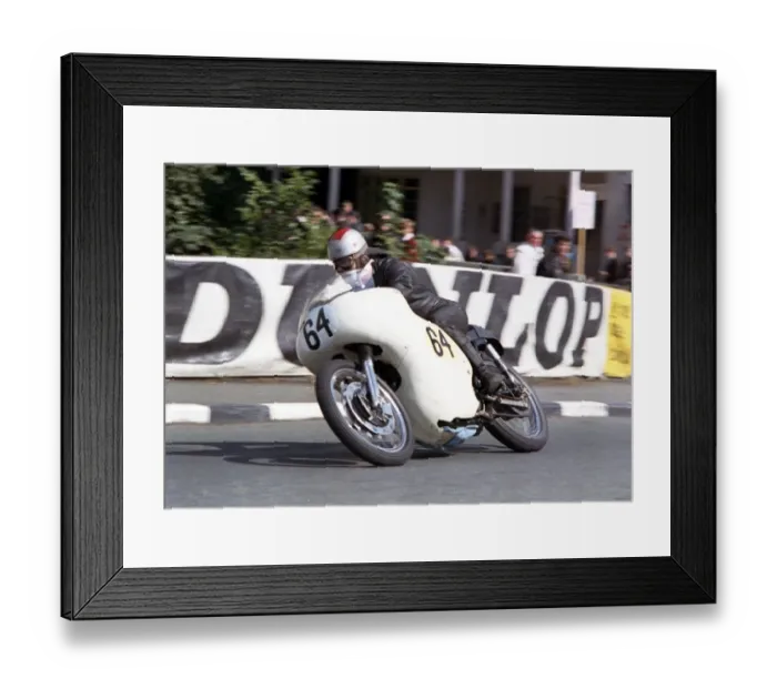 Framed Print : Vin Duckett (Matchless) 1966 Senior TT Framed Print : Vin Duckett (Matchless) 1966 Senior TT