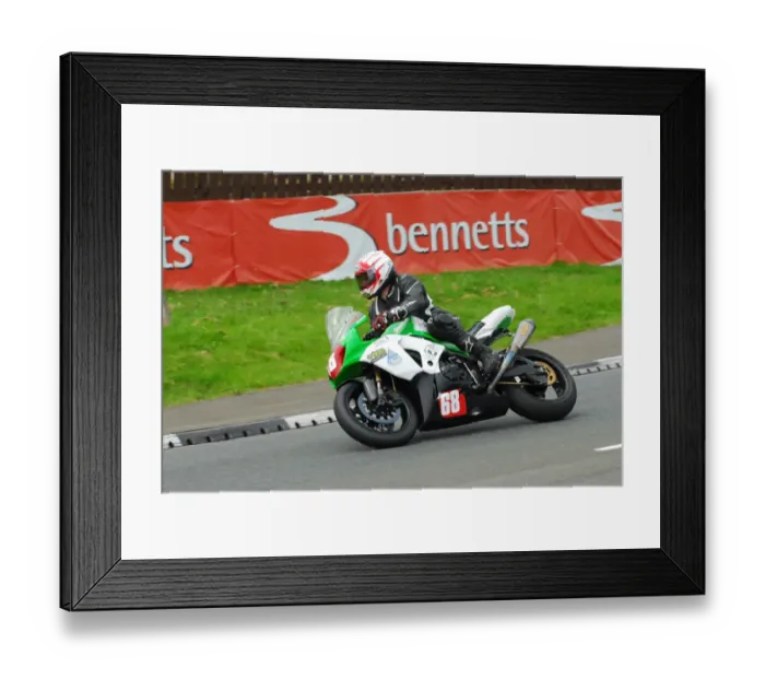 Framed Print : Anthony Redmond (Suzuki) 2015 Senior TT