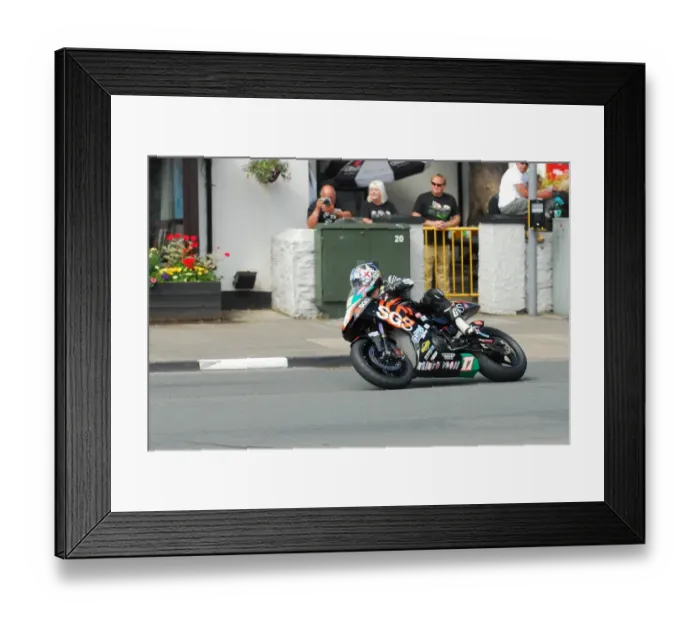 Framed Print : Danny Webb (Kawasaki) 2015 Lightweight TT Framed Print : Danny Webb (Kawasaki) 2015 Lightweight TT