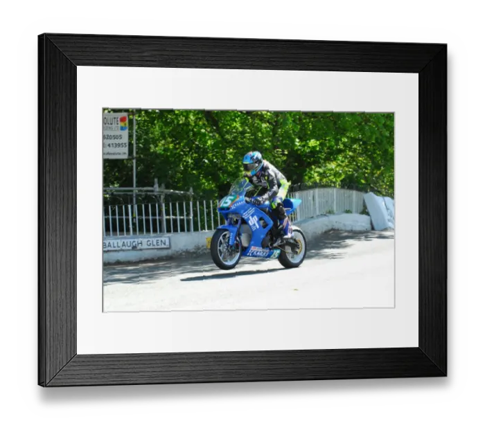 Framed Print : David Johnson (Kawasaki) 2015 Lightweight TT Framed Print : David Johnson (Kawasaki) 2015 Lightweight TT