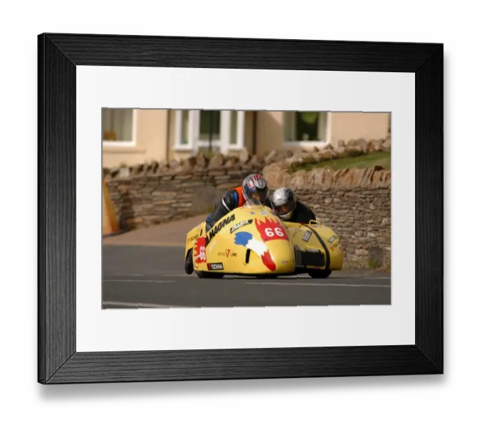 Framed Print : Jean-Claude Kestler & Christophe Vergne (Baker Honda) 2004 Sidecar TT Framed Print : Jean-Claude Kestler & Christophe Vergne (Baker Honda) 2004 Sidecar TT