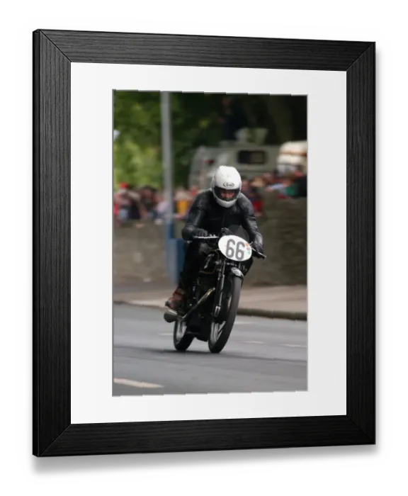 Framed Print : Grahame Rhodes (Velocette) 2004 Classic Parade Lap Framed Print : Grahame Rhodes (Velocette) 2004 Classic Parade Lap