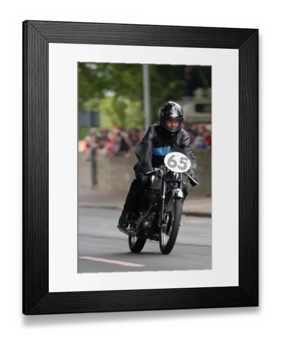 Framed Print : Ewan Haldane (BSA) 2004 Classic Parade Lap Framed Print : Ewan Haldane (BSA) 2004 Classic Parade Lap