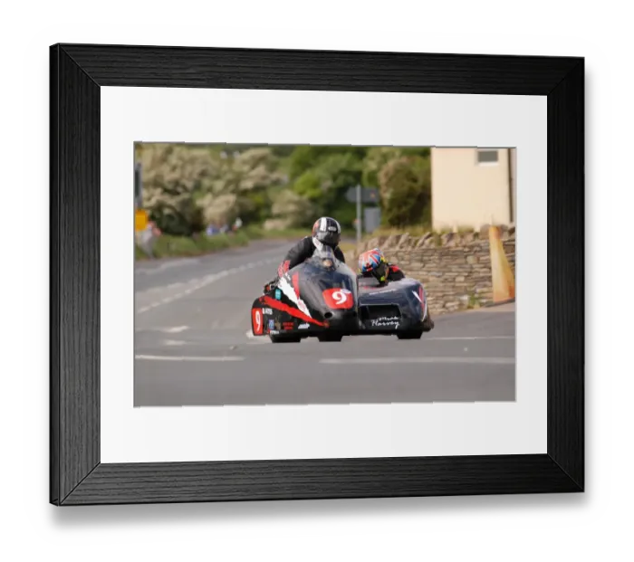 Framed Print : Mick Harvey & Fiona Baker-Milligan (Shelbourne Suzuki) 2004 Sidecar TT Framed Print : Mick Harvey & Fiona Baker-Milligan (Shelbourne Suzuki) 2004 Sidecar TT