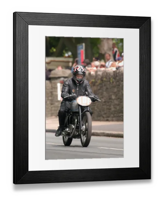 Framed Print : Dave McMahon (Triumph) 2004 Classic Parade Lap Framed Print : Dave McMahon (Triumph) 2004 Classic Parade Lap