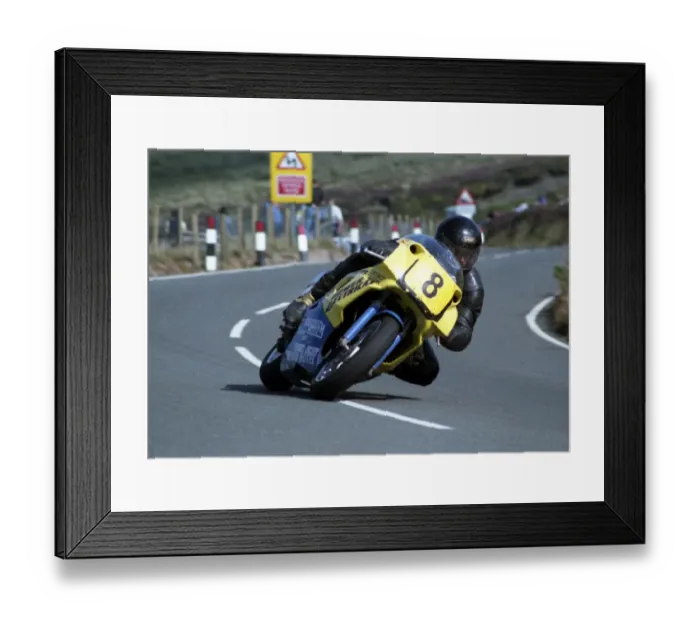 Framed Print : Neil Larsen (Yamaha) 1994 Senior Manx Grand Prix Framed Print : Neil Larsen (Yamaha) 1994 Senior Manx Grand Prix
