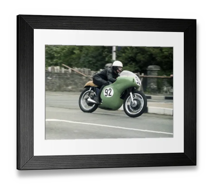 Framed Print : Eric Kirk (AJS) 1983 Junior Classic Manx Grand Prix Framed Print : Eric Kirk (AJS) 1983 Junior Classic Manx Grand Prix