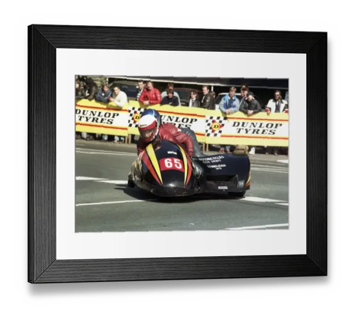 Framed Print : Dave French & Steve Lavender (Wrathall Yamaha) 1989 Sidecar TT Framed Print : Dave French & Steve Lavender (Wrathall Yamaha) 1989 Sidecar TT