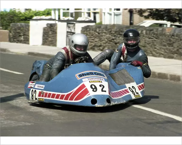 John Brandon & Clive Price (Honda) 1985 Sidecar TT