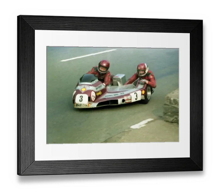 Framed Print : Mick Boddice & Chas Birks (Yamaha) 1982 Sidecar TT Framed Print : Mick Boddice & Chas Birks (Yamaha) 1982 Sidecar TT