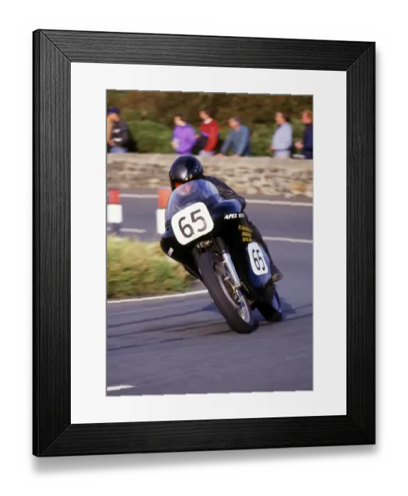 Framed Print : Charles Flockhart (Velocette) 1986 Classic Manx Grand Prix Framed Print : Charles Flockhart (Velocette) 1986 Classic Manx Grand Prix