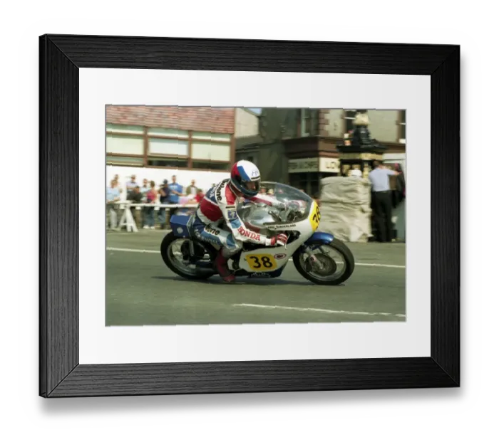 Framed Print : Eric Sunderland (Seeley) 1991 Senior Manx Grand Prix