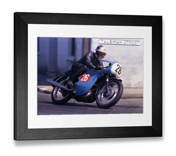 Framed Print : Tony Jefferies (Triumph) 1969 Production TT Framed Print : Tony Jefferies (Triumph) 1969 Production TT