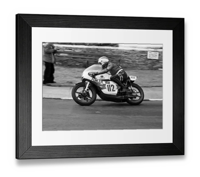 Framed Print : Ian Tomkinson (Fowler Yamaha) 1975 Senior Manx Grand Prix Framed Print : Ian Tomkinson (Fowler Yamaha) 1975 Senior Manx Grand Prix