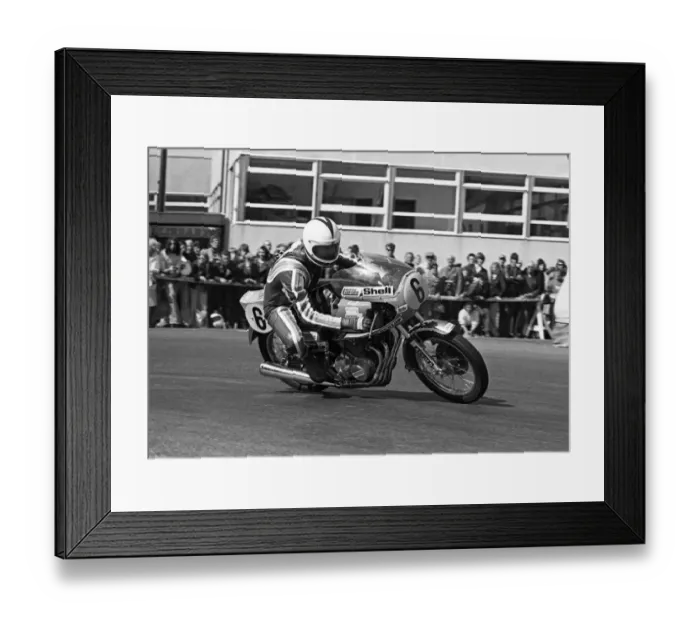 Framed Print : Alex Ayers (Honda) 1975 Production TT Framed Print : Alex Ayers (Honda) 1975 Production TT