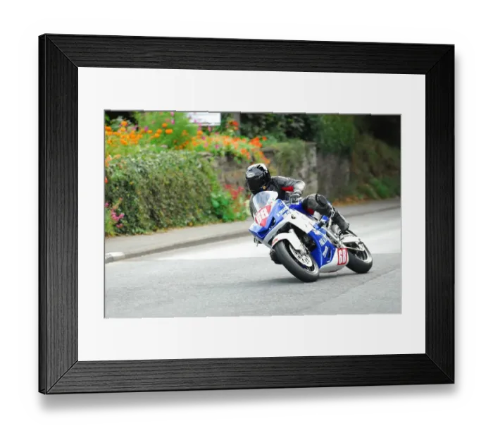Framed Print : Stephen Clarke (Suzuki) 2013 Newcomers Manx Grand Prix Framed Print : Stephen Clarke (Suzuki) 2013 Newcomers Manx Grand Prix