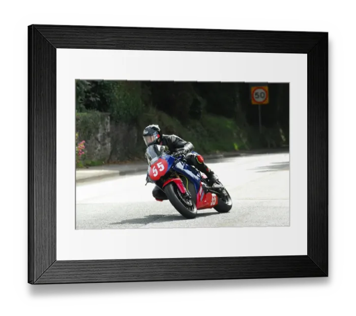 Framed Print : James Ford (Kawasaki) 2013 Newcomers Manx Grand Prix Framed Print : James Ford (Kawasaki) 2013 Newcomers Manx Grand Prix