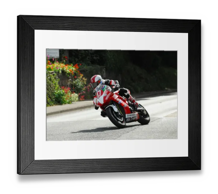 Framed Print : Joe Faragher (Kawasaki) 2013 Newcomers Manx Grand Prix Framed Print : Joe Faragher (Kawasaki) 2013 Newcomers Manx Grand Prix