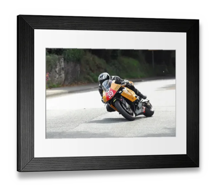 Framed Print : Phil Gibbon (Honda) 2013 Newcomers Manx Grand Prix Framed Print : Phil Gibbon (Honda) 2013 Newcomers Manx Grand Prix