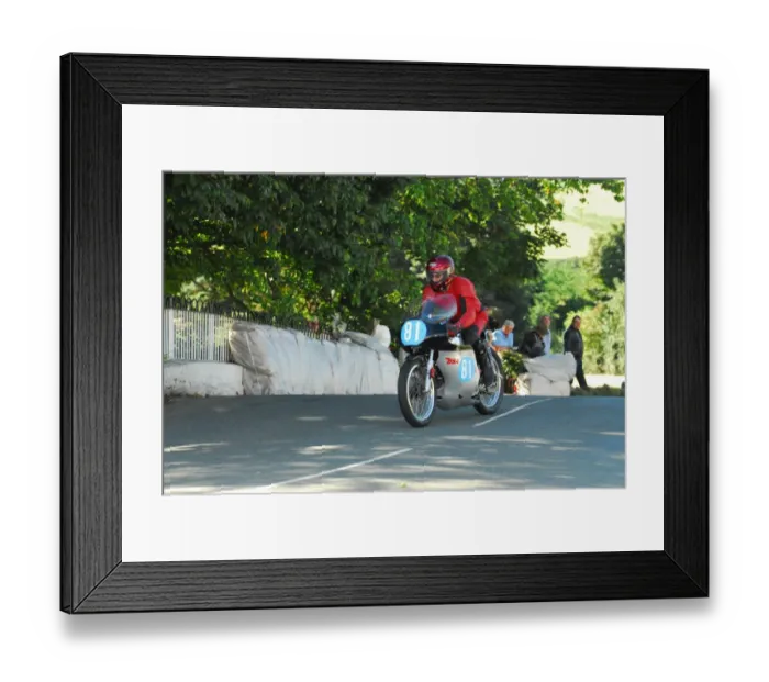Framed Print : Phil Woodall (BSA) 2016 Junior Classic TT Framed Print : Phil Woodall (BSA) 2016 Junior Classic TT