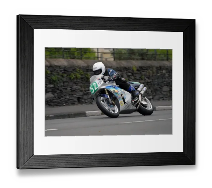 Framed Print : Herbie Ronan (Honda) 2007 Ultra Lightweight Manx Grand Prix