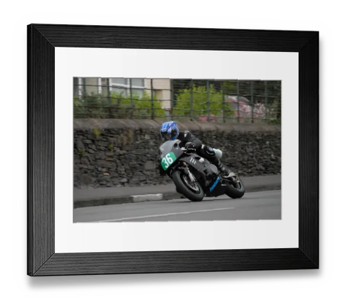 Framed Print : Joe Phillips (Kawasaki) 2007 Ultra Lightweight Manx Grand Prix Framed Print : Joe Phillips (Kawasaki) 2007 Ultra Lightweight Manx Grand Prix