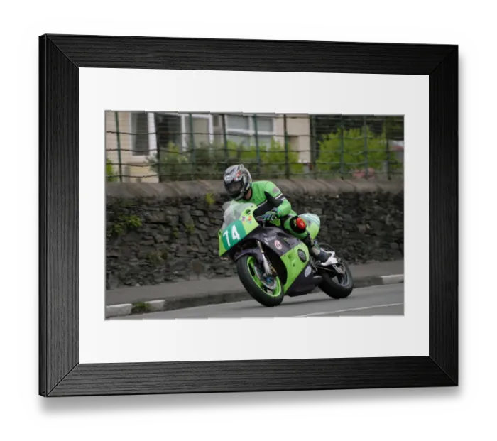 Framed Print : Dave Clarke (Kawasaki) 2007 Ultra Lightweight Manx Grand Prix Framed Print : Dave Clarke (Kawasaki) 2007 Ultra Lightweight Manx Grand Prix