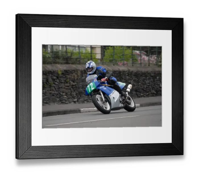 Framed Print : Jimmy Creer (Honda) 2007 Ultra Lightweight Manx Grand Prix