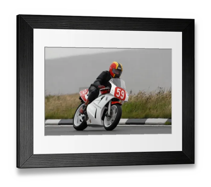 Framed Print : Ian Griffiths (Honda) 2007 Newcomers Manx Grand Prix Framed Print : Ian Griffiths (Honda) 2007 Newcomers Manx Grand Prix