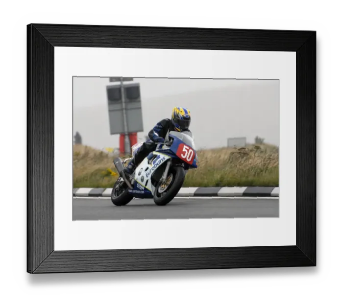 Framed Print : Brian Clarke (Yamaha) 2007 Newcomers Manx Grand Prix Framed Print : Brian Clarke (Yamaha) 2007 Newcomers Manx Grand Prix
