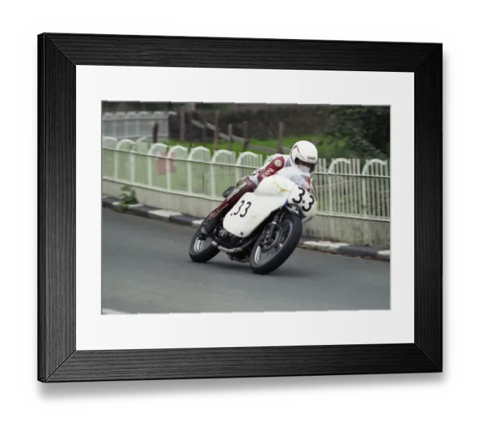 Framed Print : John Stephens (BSA) 1990 Classic Junior Manx Grand Prix Framed Print : John Stephens (BSA) 1990 Classic Junior Manx Grand Prix