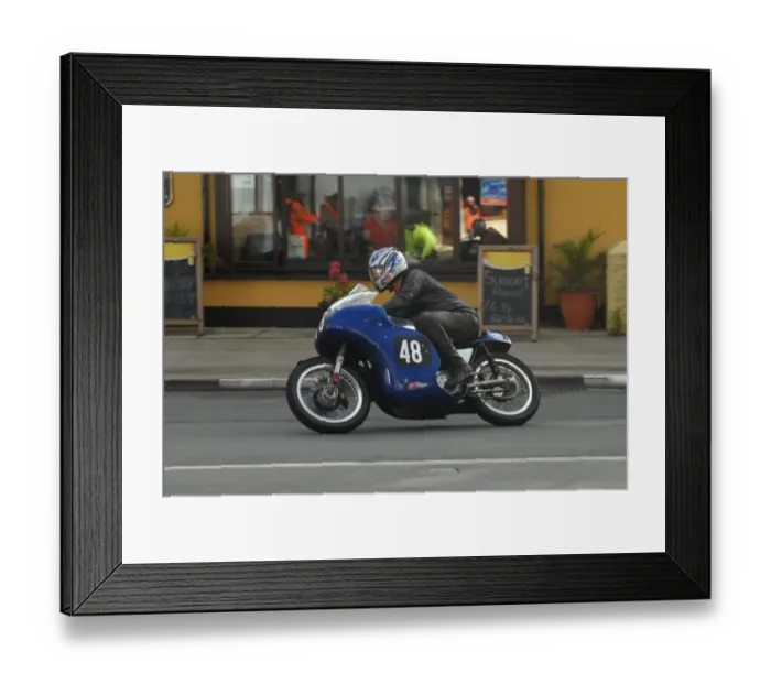 Framed Print : Derrick Holliland (Petty Manx) 2008 Senior Classic Manx Grand Prix Framed Print : Derrick Holliland (Petty Manx) 2008 Senior Classic Manx Grand Prix